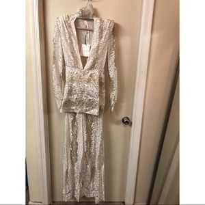 Alessandra Rich Lace Gown